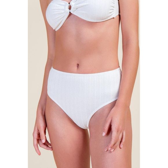 white high waisted swimsuit bottoms